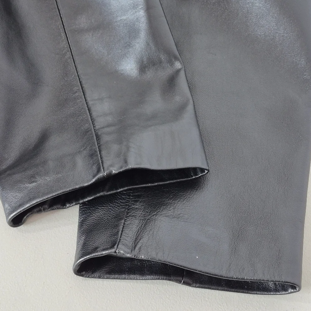 Colebrook Classics Vintage Black Leather Jacket - Size XL
